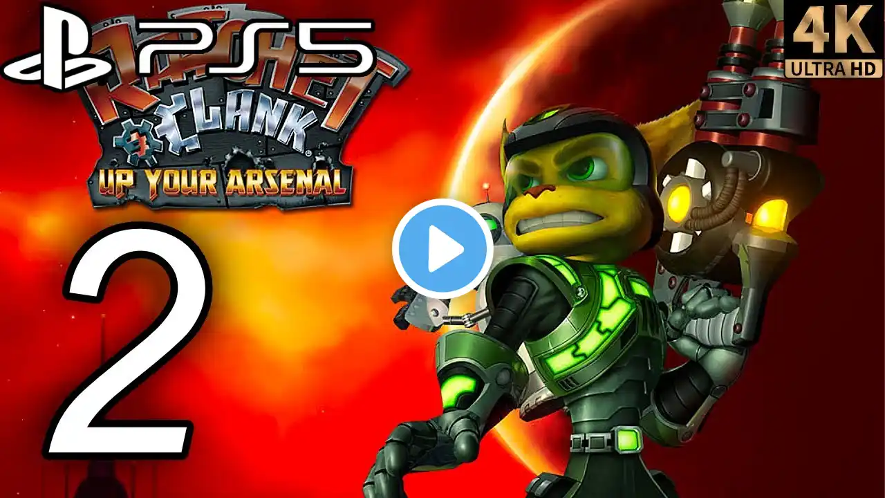 Ratchet & Clank 3 Up Your Arsenal PS5 Gameplay Walkthrough Part 2 FULL GAME 4K 60FPS - No Commentary