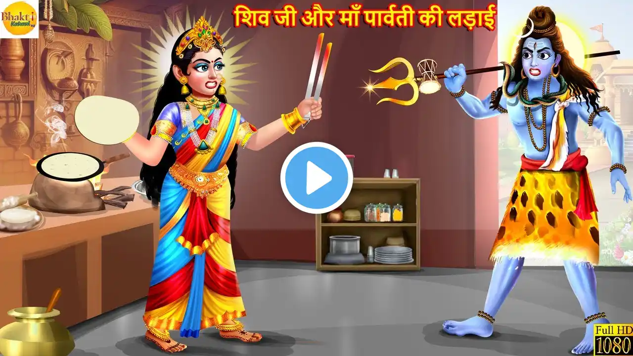 शिव जी और माँ पार्वती की लड़ाई | Shiv Parvati | Bhakti Kahani | Hindi Kahani | Moral Stories | Story