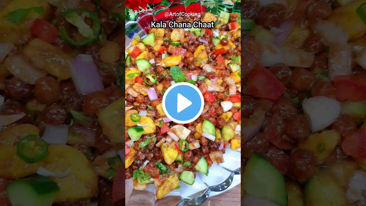 Kala Chana Chaat (Ramadan Special) #shorts #trendingshorts #iftarrecipe