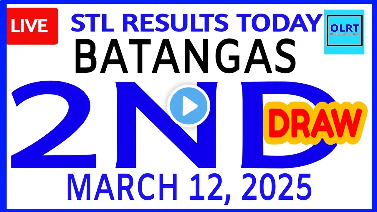 Stl Batangas results today March 12, 2025 2nd DRAW stl pares