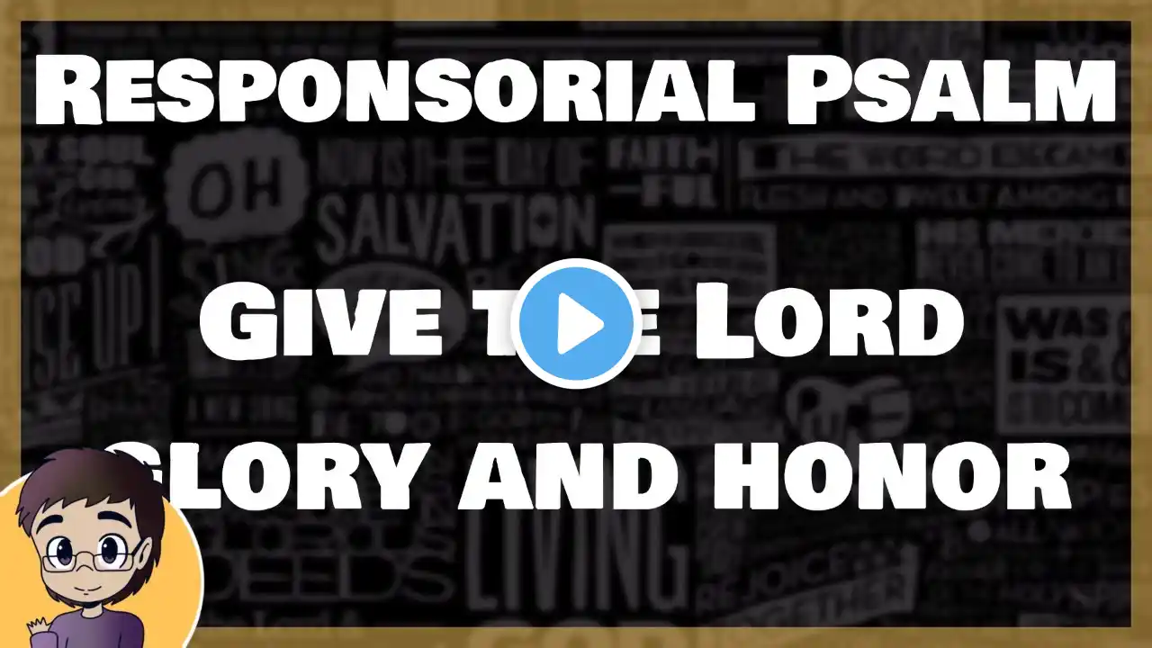 29th Sunday in Ordinary Time (Respond & Acclaim) | October 18, 2020 | CANTOR VERSION | Andrew Pineda