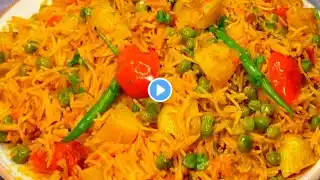 प्रेशर कुकर मे झटपट स्वादिस्ट मसाला पुलाव।Masala Pulau In Pressure Cooker।Veg Pulao।Masala Veg Pulao