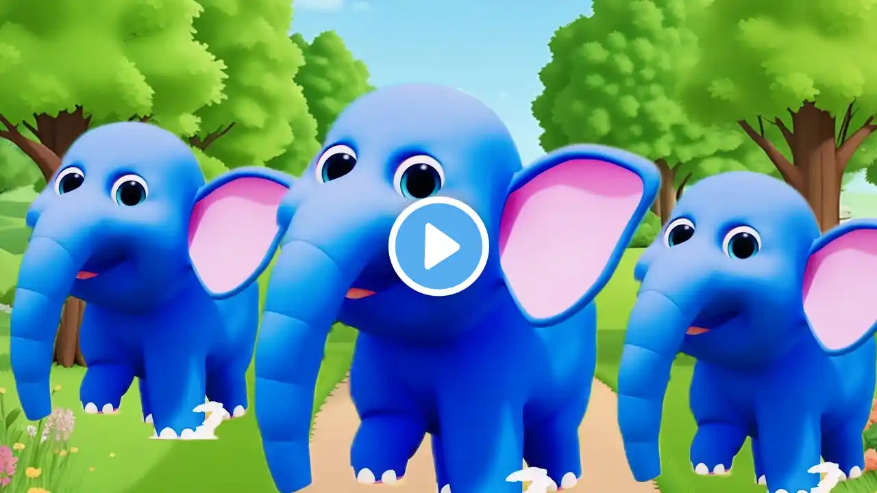 Ek Mota Hathi | एक मोटा हाथी | Hindi Rhyme For Children l Hindi Rhymes For Kids ‎@kidschannelindia