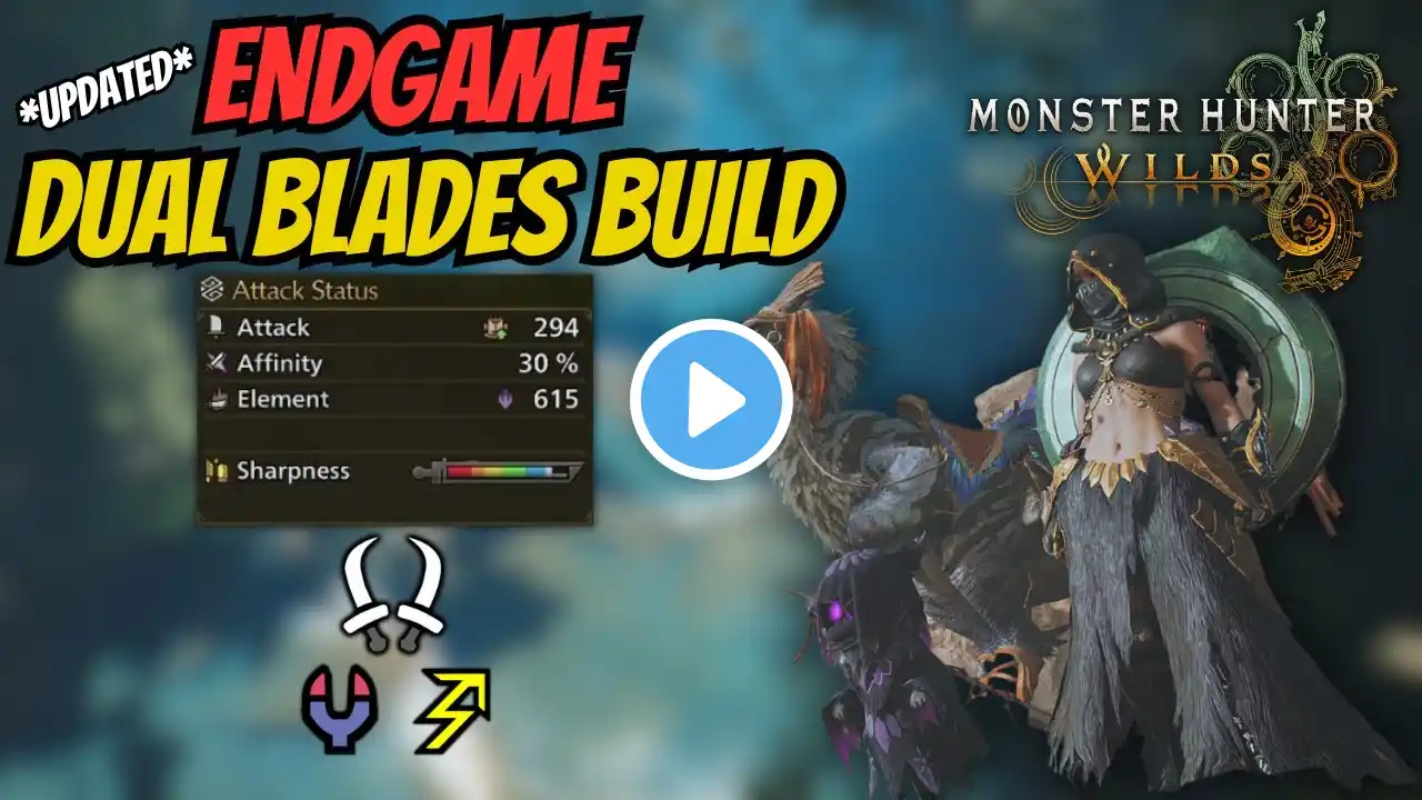 INSANE ENDGAME DUAL BLADES BUILD | MONSTER HUNTER WILDS
