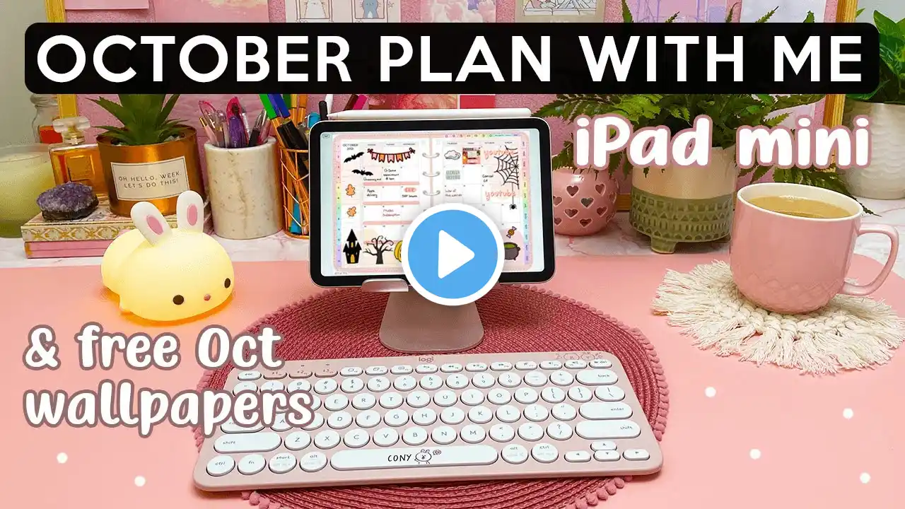 October 2021 Digital Plan With Me On NEW iPad Mini | Digital Planning ✨