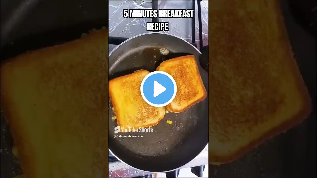 5 MINUTES BREAKFAST RECIPE #toast #shortsfeed #shorts #ytshorts #inandoutkitchen