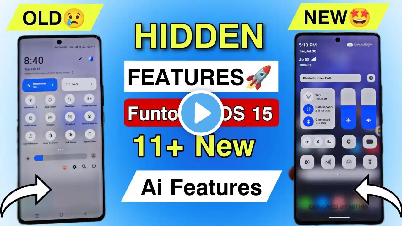 Funtouch OS 15: 11+ Hidden Features You Must Try! 🚀 | Vivo Android 15 Update | Vivo V40, V29, T2 Pro