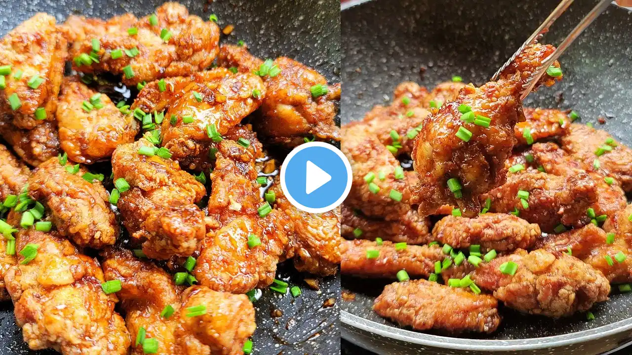 CRISPY SOY GARLIC BUTTER CHICKEN WINGS RECIPE