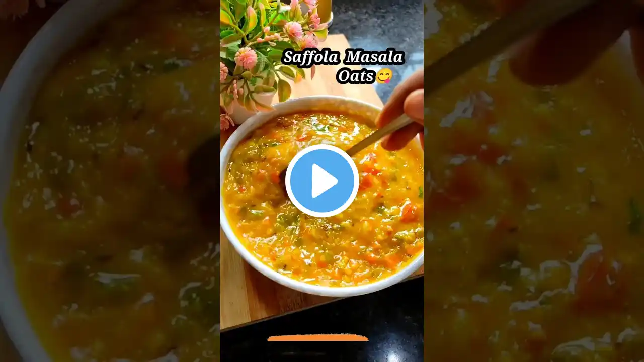 Healthy and Tasty Masala Oats recipe #shorts #oatsrecipe