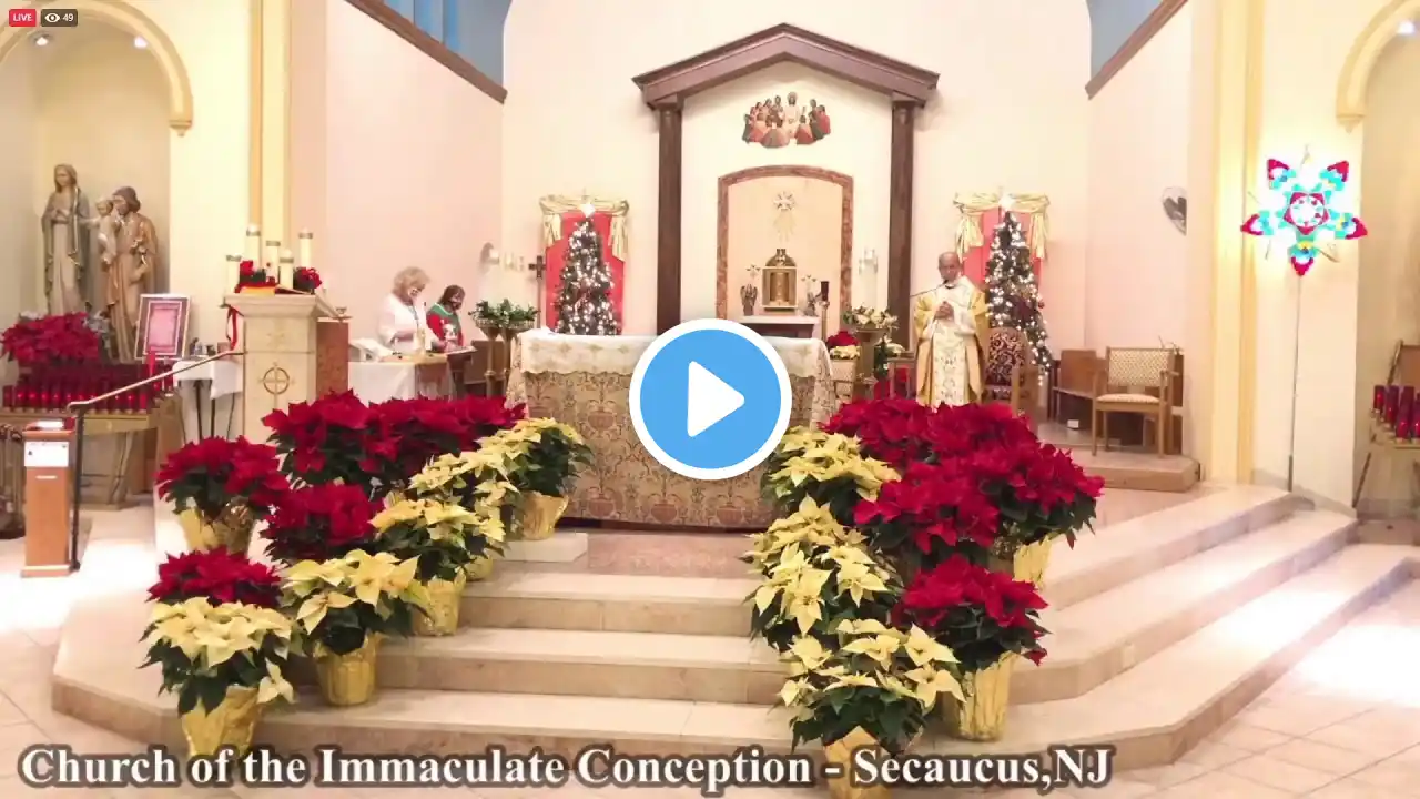 ICC Secaucus, Nj- Christmas Day Mass 12/25/20