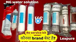 best ro service kit 👍 Lexpure or MG water solution || best Ro water purifier filter kit