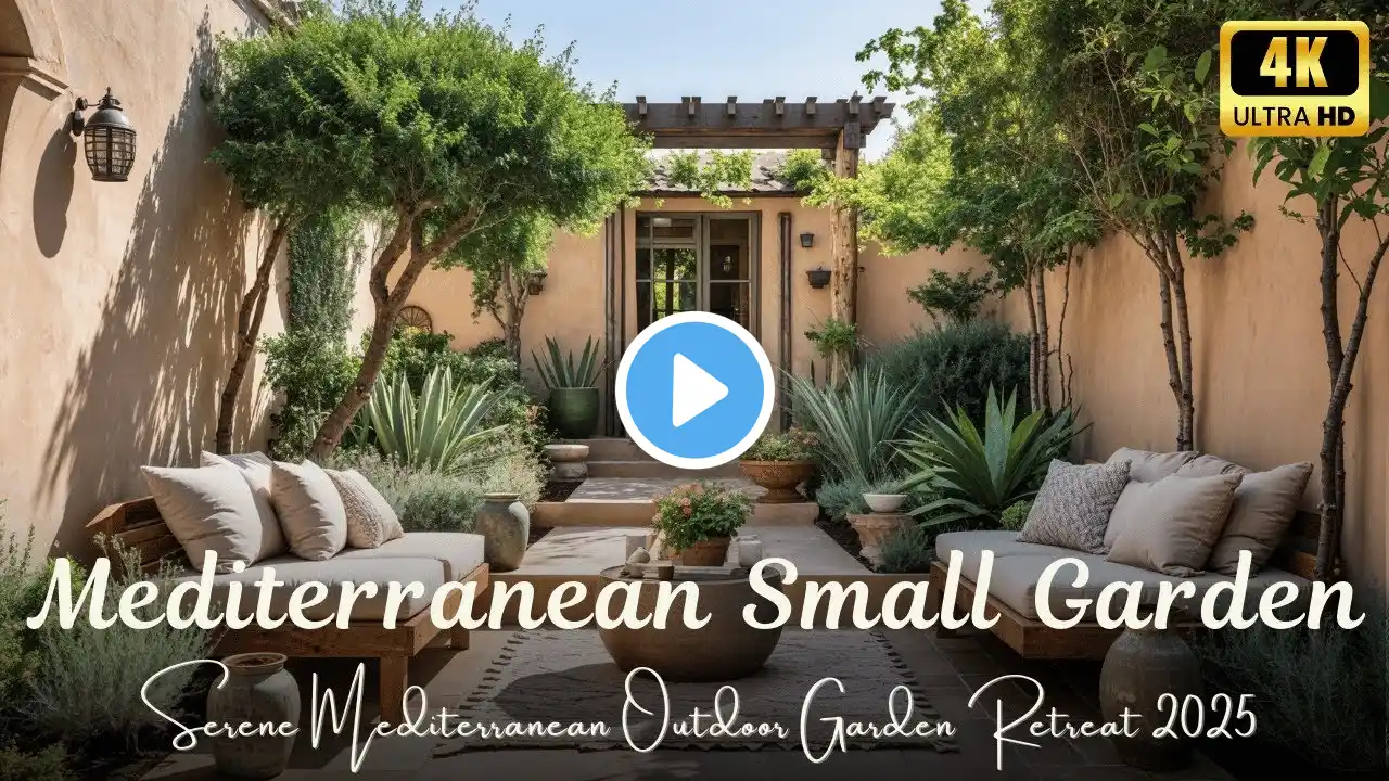 Small Mediterranean Garden Ideas: Your Serene Outdoor Retreat 2025