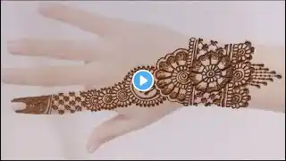 Mehndi Design New 2025 || Simple and stylish mehndi design