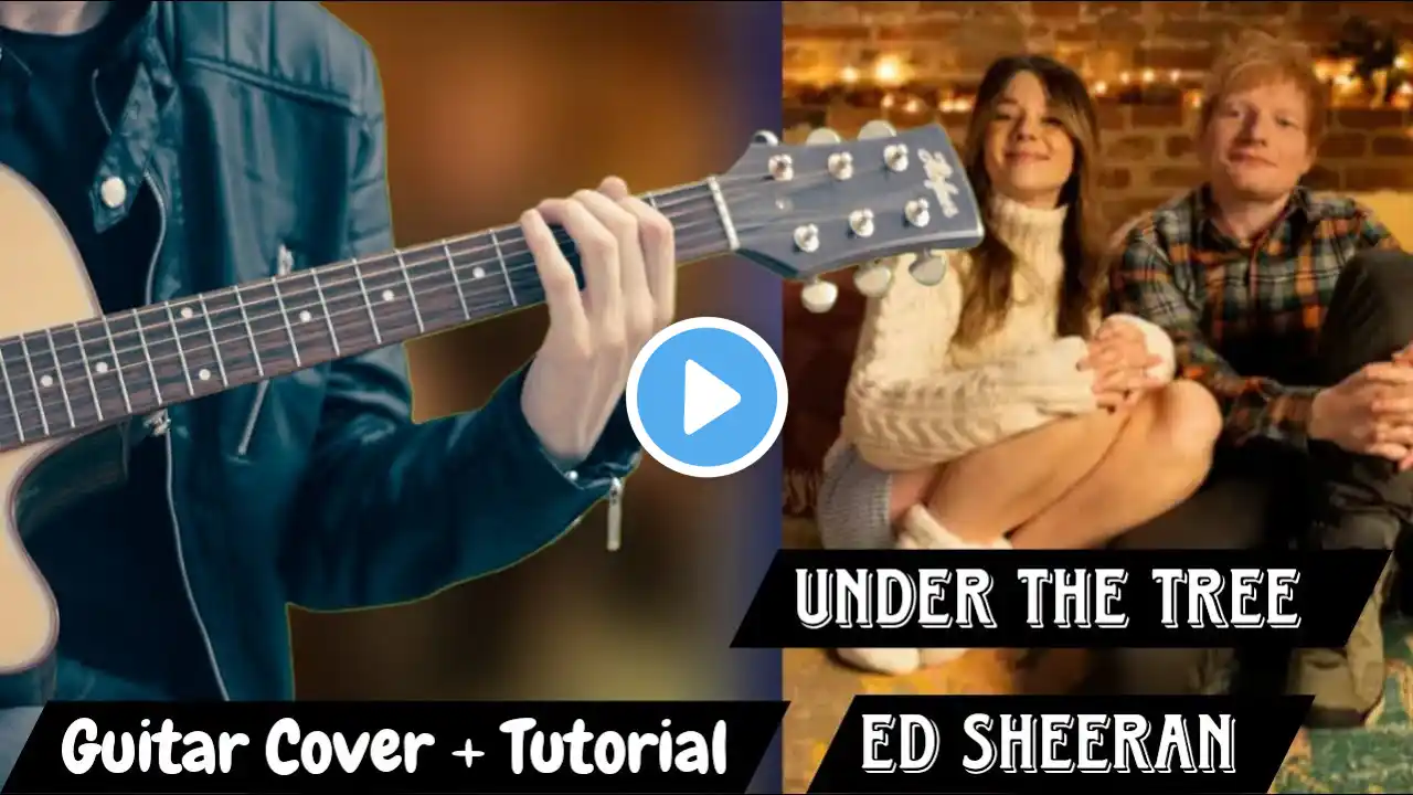 Ed Sheeran - Under the Tree (from “That Christmas”) Quick Guitar Chords (Cover + Tutorial)