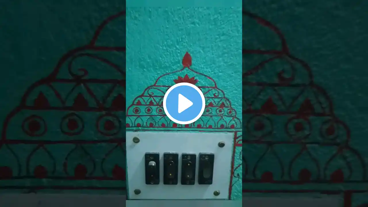 Switch board painting #viralvideo #artwork #art #shorts #viral #switchboardpainting #shortvideo