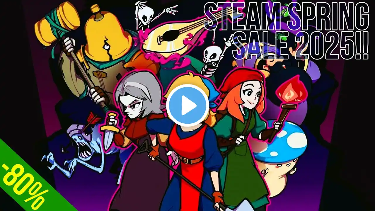 Steam Spring SALE 2025! Cheap Steam Deck Games to Play Right NOW!