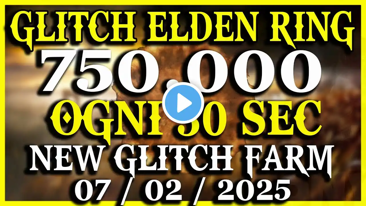 GLITCH ELDEN RING | HOW TO GET 750,000 RUNES EVERY 30 SEC + BONUS INCREASE + TUTORIAL