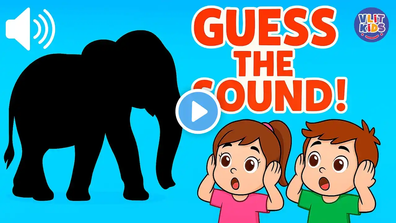 Animal Sounds and Names for Kids | English Vocabulary | Animals Learning Videos for Toddlers