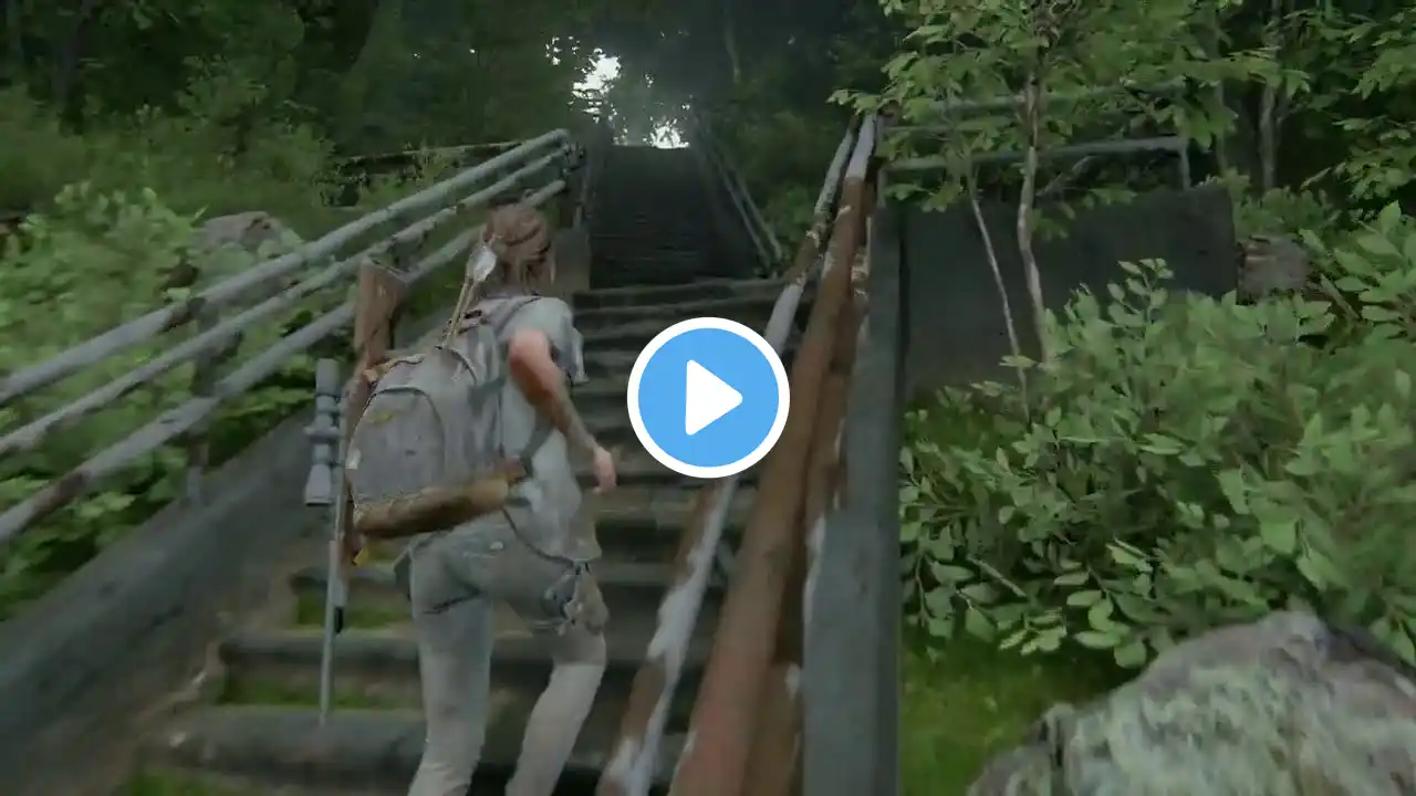 The Last of Us Part 2 Hillcrest Walkthrough Get Up the Stairs more like crawl