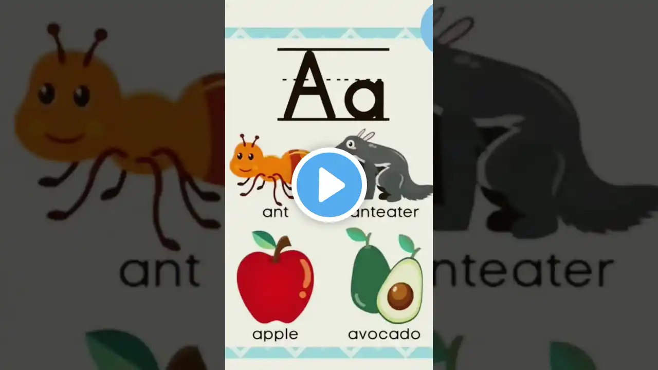 |ABC Phonics|~#shorts #preschool #learning #kidslearning #phonics #shortvideo #kids #abcd #education