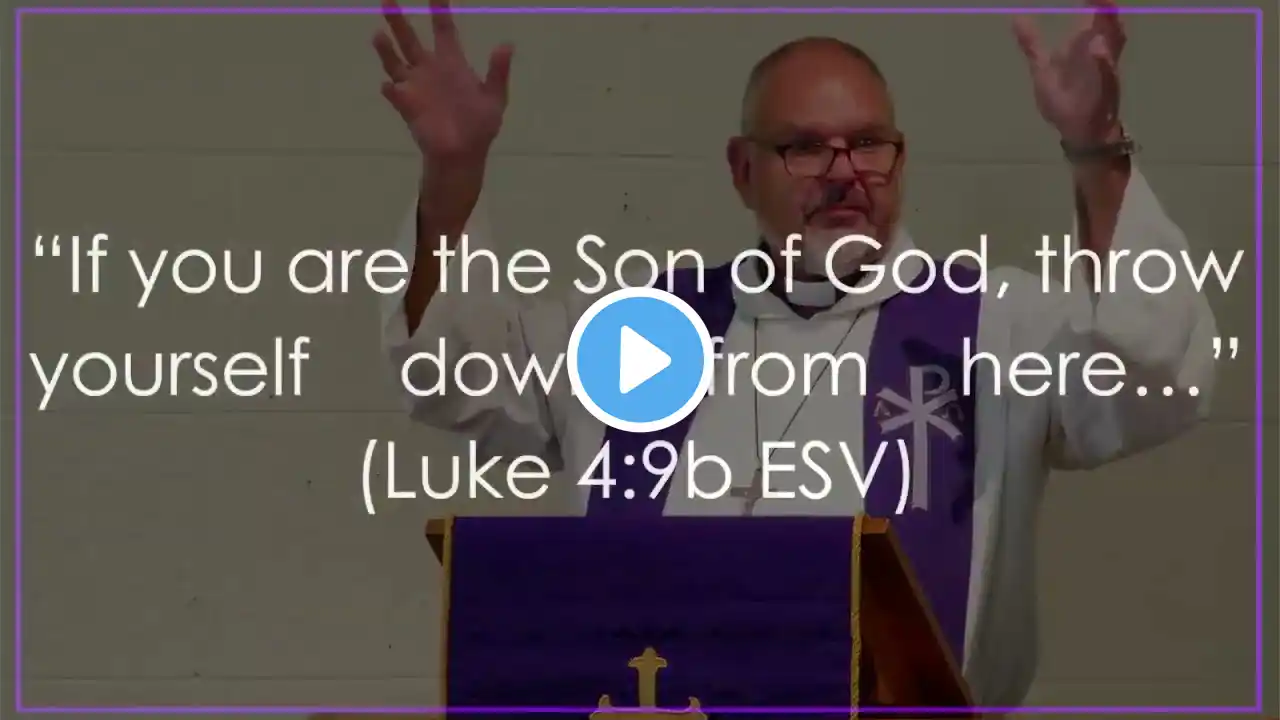 2025, C, Lent 1 Luke 4,1 13 By What The Authority Sermon