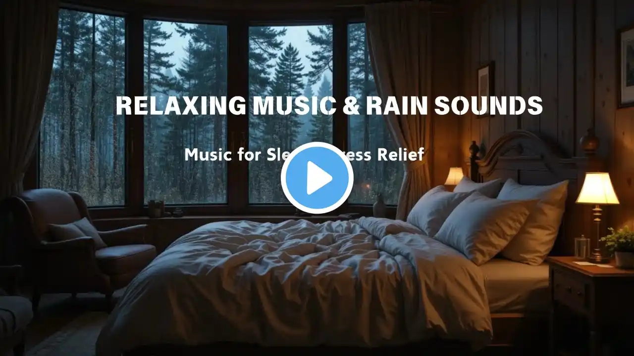 Gentle Rain & Peaceful Piano Music for Sleep, Stress Relief & Inner Calm