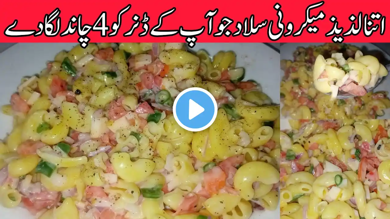 Macaroni Pasta Salad Recipe By Mirch Masala Recipes | Macaroni Pasta | Creamy Pasta Macaroni Salad