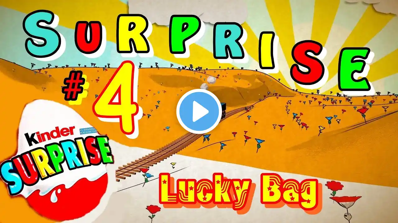 kinder SURPRISE EGG UNBOXING OLDIES TOY collection EGGS Ü Eier Überraschung new Lokomotive video No4