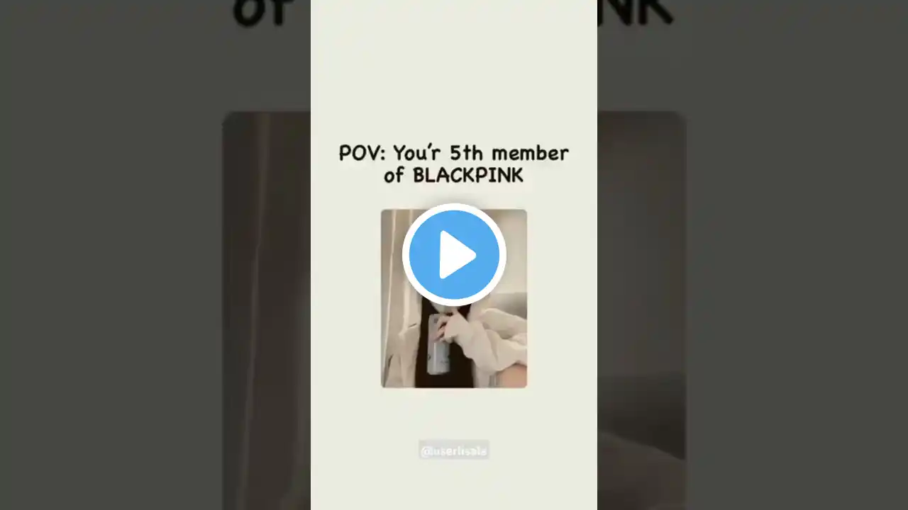 POV : you're 5th member of blackpink#kpop#blackpink#edit#lisa#jisoo#jennie#rosé#ytfeed