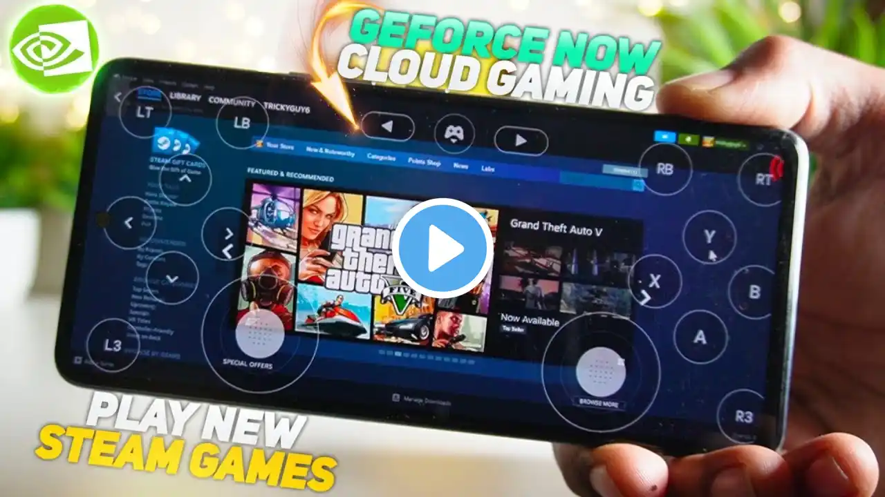 How to Create GeForce Now Account 2025 - GeForce Now cloud Gaming For Android - New Steam Games 🙌🔥