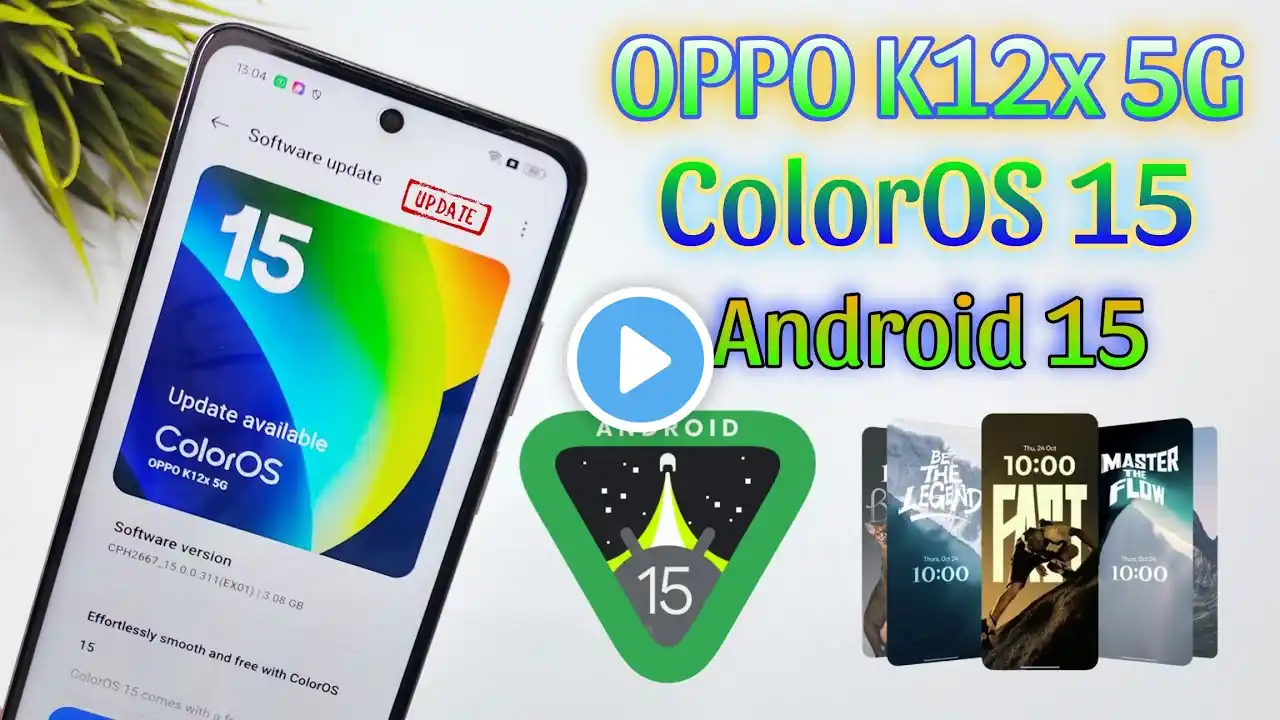 How To Update Coloros15 in OPPO K12x | OPPO K12x Android 15 Update | What's New..?