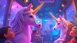 The Unicorns on the Bus | Magical Nursery Rhyme & Kids' Song | Sing Along & Dance!