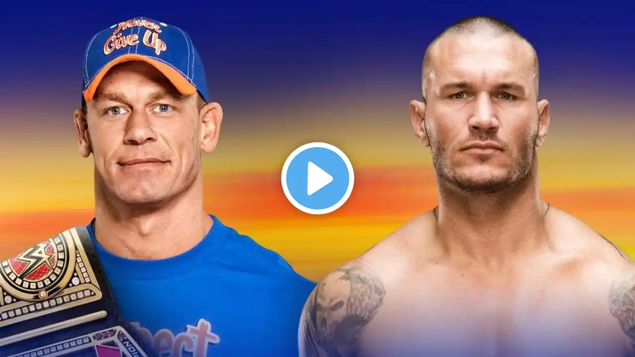 WWE FULL MATCH - Randy Orton Vs. John Cena : SmackDown Live Full Match