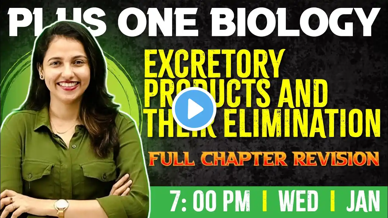 Plus One Biology | Excretory Products and Their Elimination | Chapter 16 | Full Chapter |Exam Winner