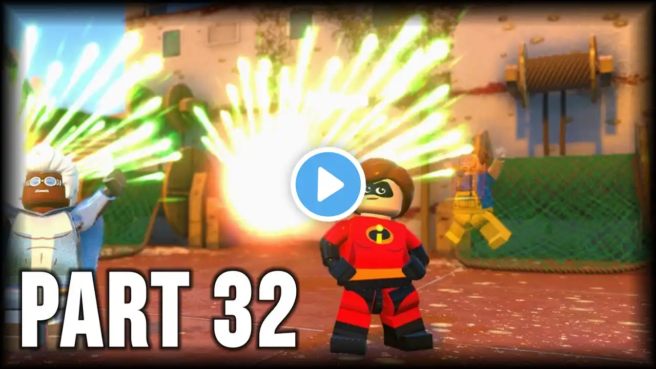 LEGO The Incredibles - 100% Walkthrough Part 32 [PS4] – Crime Wave: Syndrome (Urbem Heights)