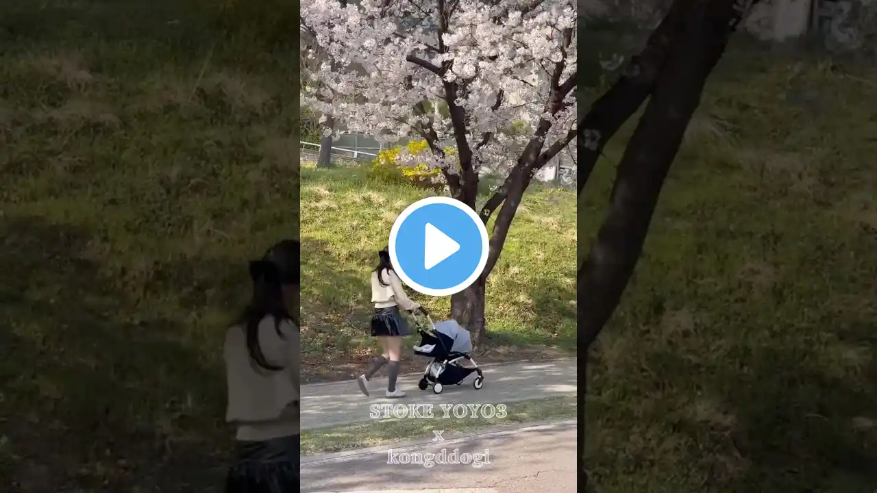 두손 가볍게 2개월 아기와 봄나들이! 휴대용유모차 스토케 요요3 뉴본팩