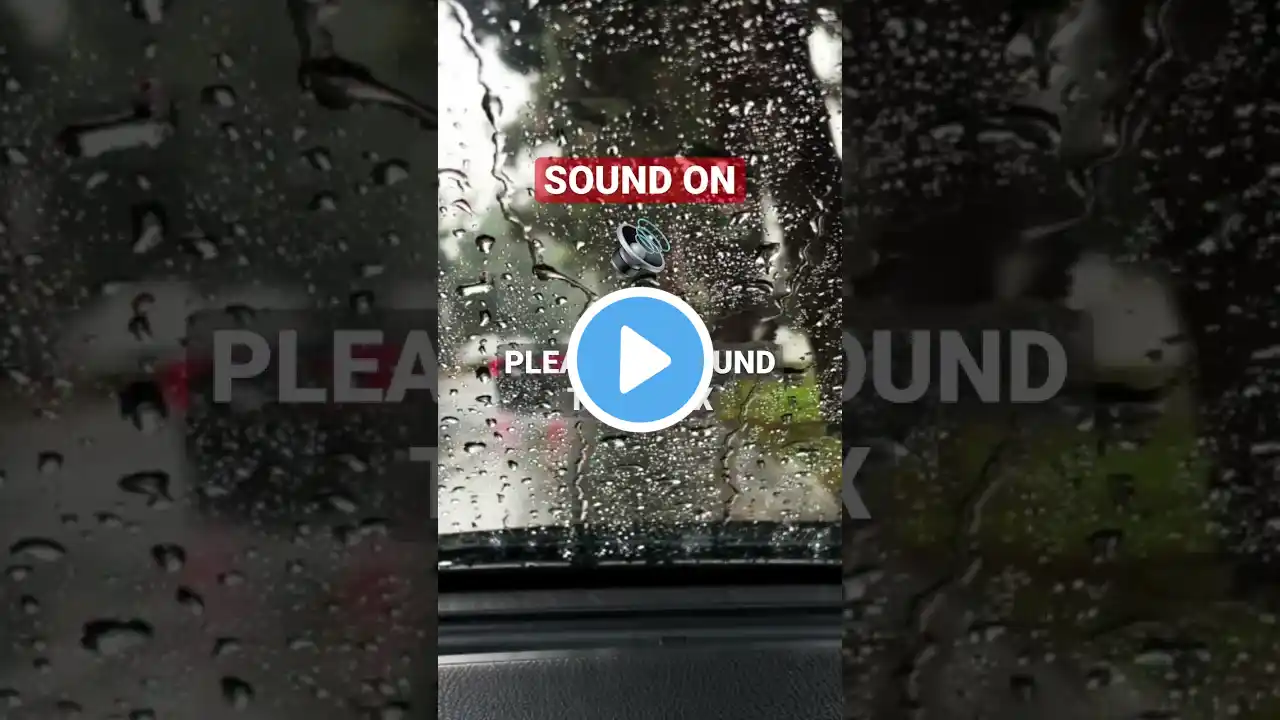 ⛈️ SLEEP | RELAX | STUDY | WORK | DEEP FOCUS #RainSoundsForSleeping #RainOnCar #RelaxingRain