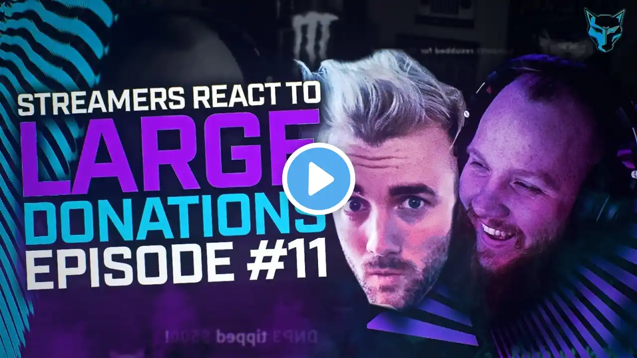 *FUNNY* Twitch Streamers React to Large Donations (Episode #11) TimTheTatman, HarrisHeller and more