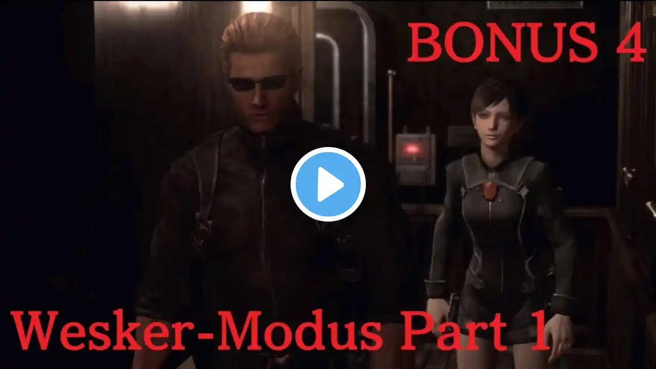 Resident Evil Zero HD Remaster BONUS 4 Wesker-Modus Part 1 | Let's Play (PS4) [Deutsch]