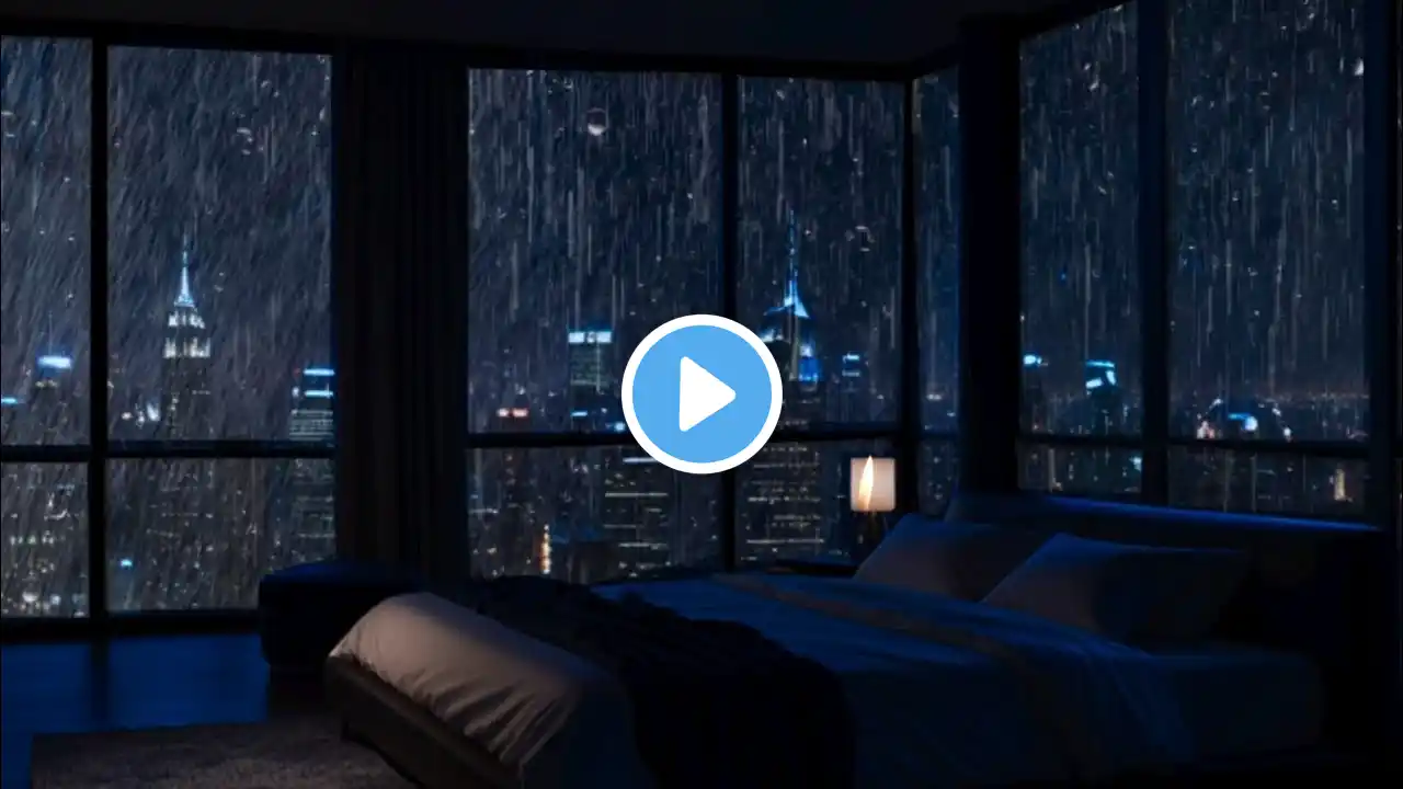 Cityscape Rain Symphony - Relaxing Sounds for a Peaceful Sleep đļđ¤ | ASMR | RELEX