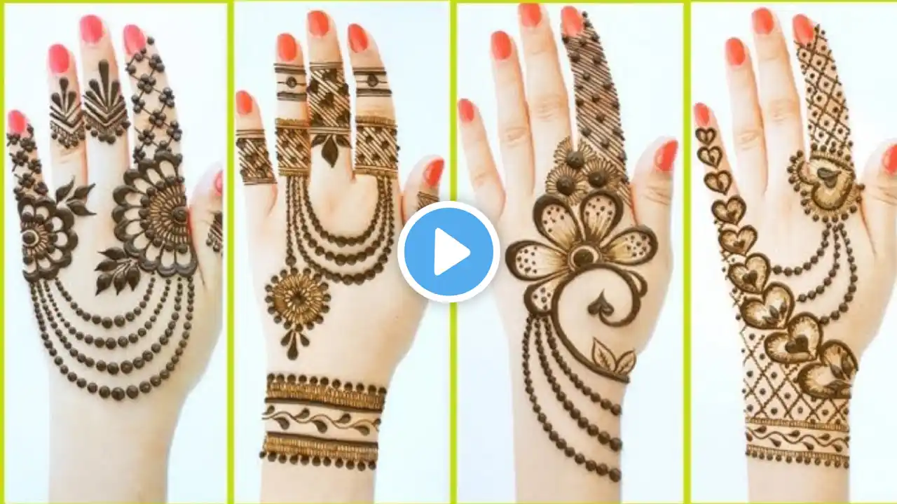 Simple and Unique Mehndi Designs || Eid Mehndi Designs 2025 || Eid Special Mehndi Designs