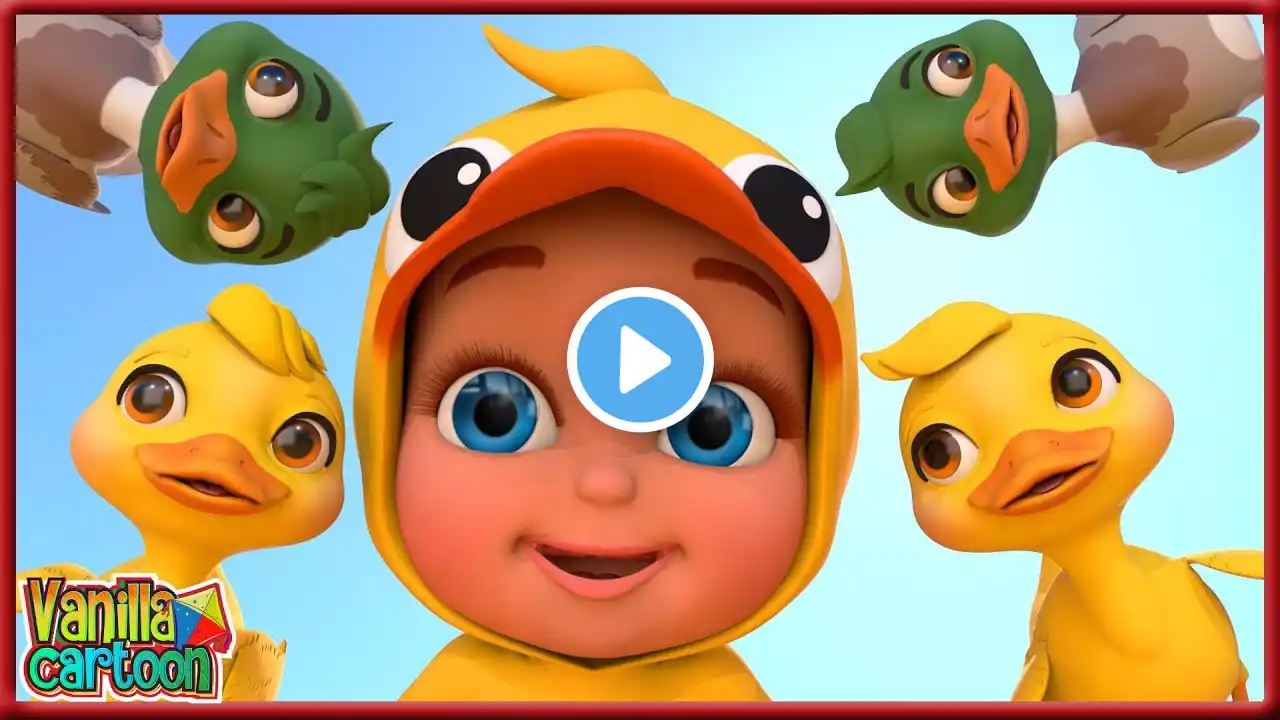 Five Little Ducks 🦢 Nursery Rhymes for Kids and Children | Vanilla Cartoon | #babysong