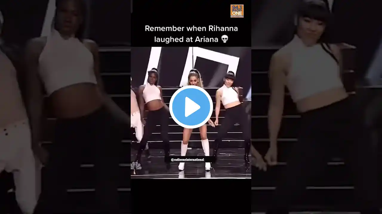 When Rihanna Laughed At Ariana #shorts #rihanna #arianagrande #trending #hollywood