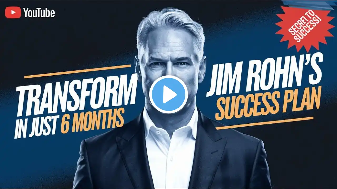 TRANSFORM YOUR LIFE IN JUST 6 MONTHS – Jim Rohn’s Success Plan||how to  Self-improvement