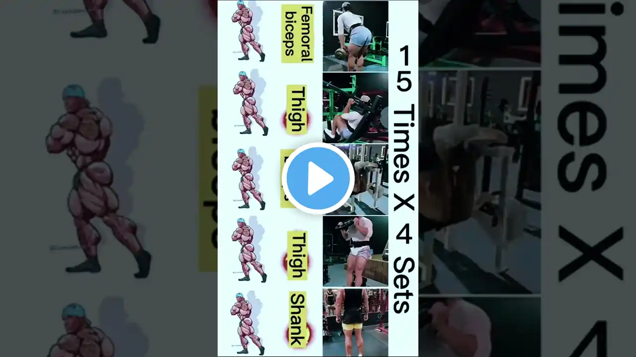 The PERFECT Leg Workout (Sets and Reps Included) #shorts #shorts #shortsviral #ytshorts