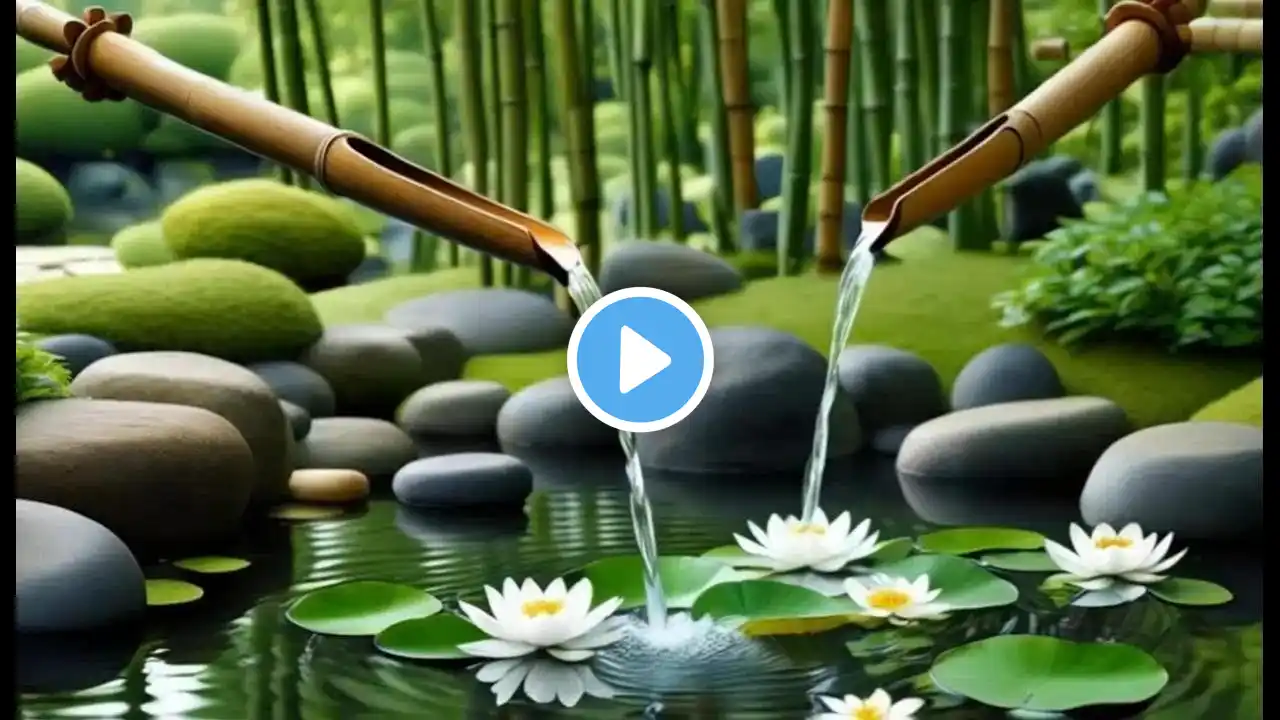 Bamboo Water Fountain Healing 24/7 自然の音とともに音楽をリラックス バンブーウォーターファウンテン 【癒し音楽BGM】