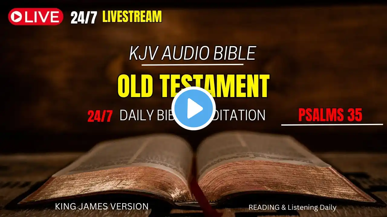 🛑LIVE. Audio Bible KJV. Psalms. Bible Reading And Meditation