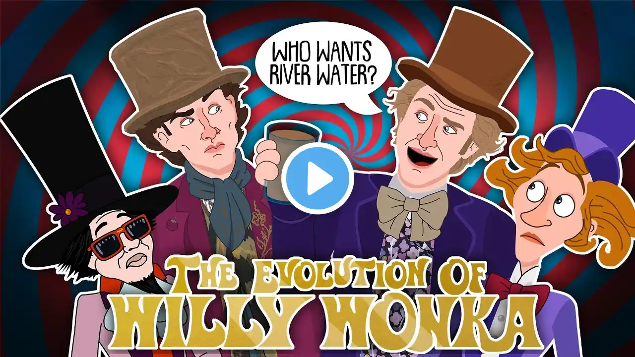 The Evolution Of Willy Wonka (ANIMATED)