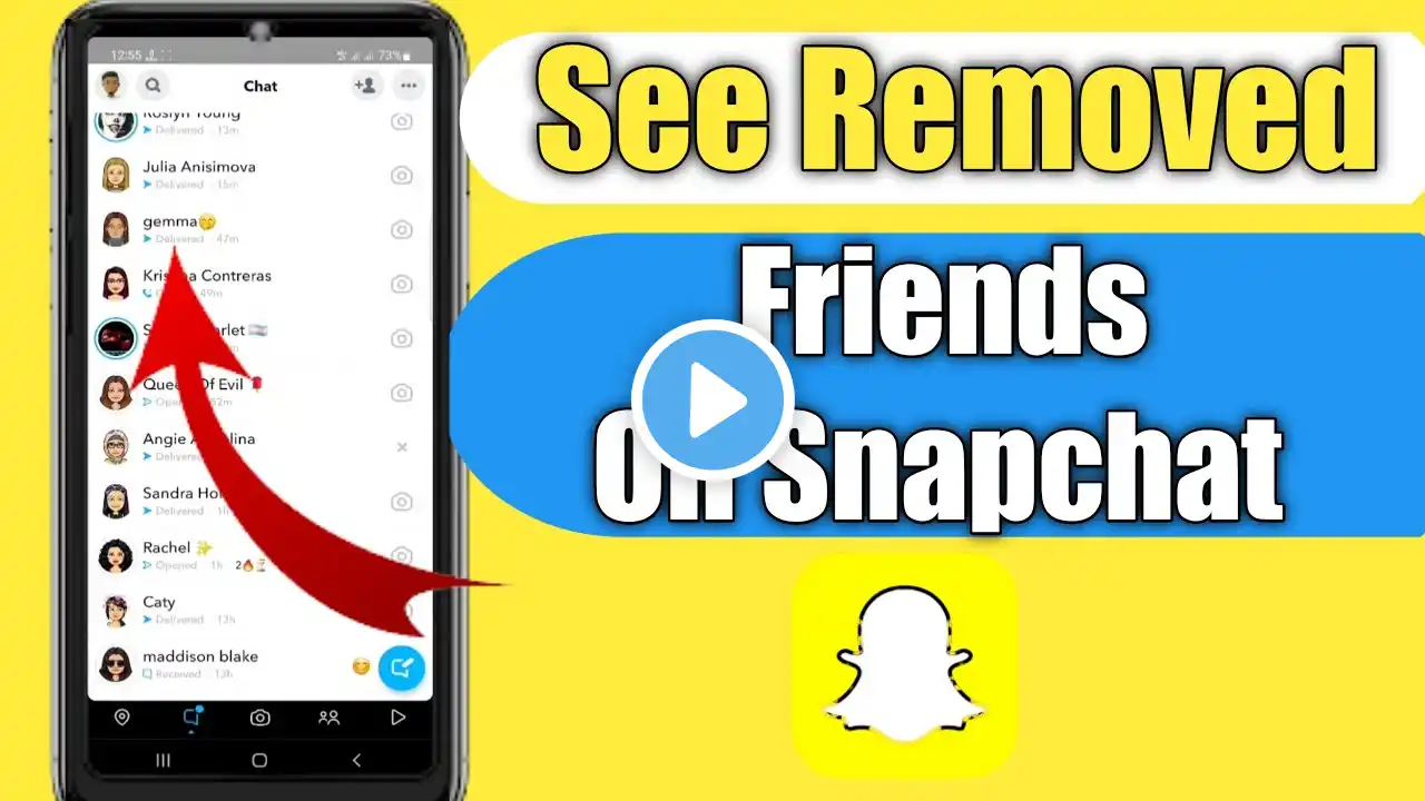 How To See Removed Friends On Snapchat 2022 | Find Deleted Friends On Snapchat |