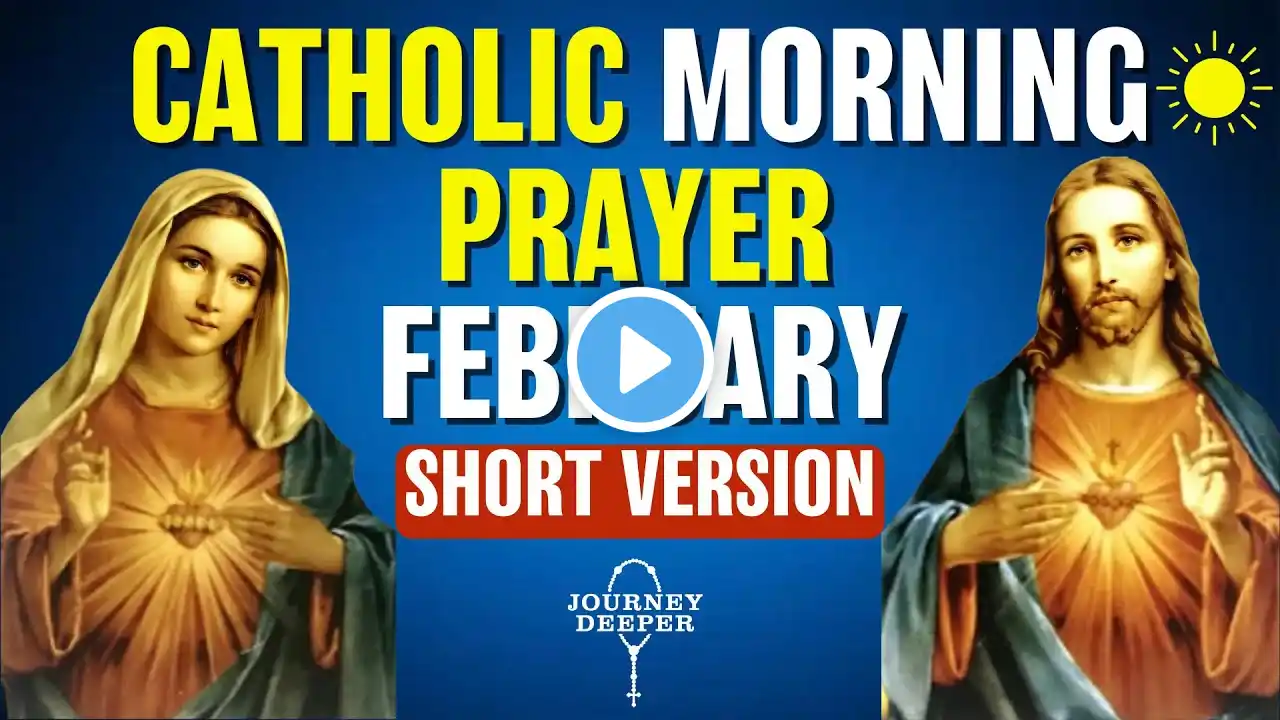 Catholic Morning SHORT Prayer FEBRUARY 2025 | SHORT VERSION Catholic Prayers For Everyday